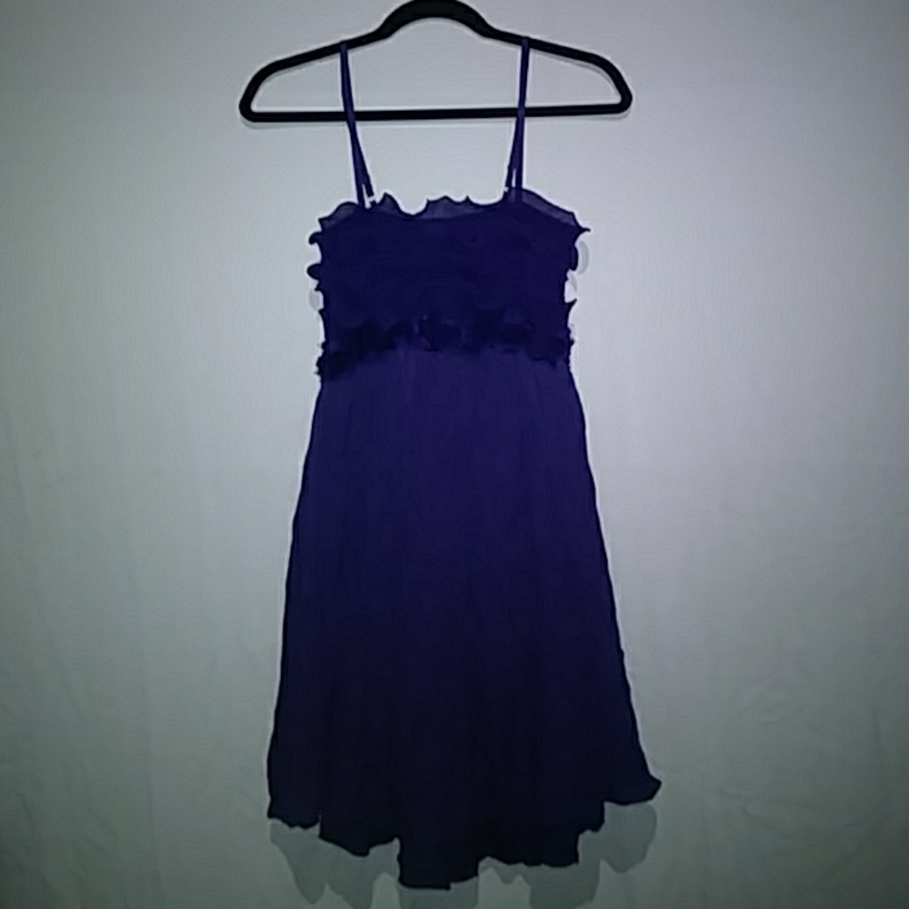 Rachael and Chloe purple dress